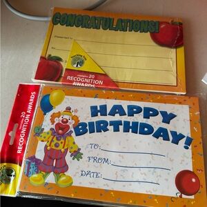 Classroom Recognition Cards Templates